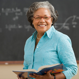 instructor in front of a class