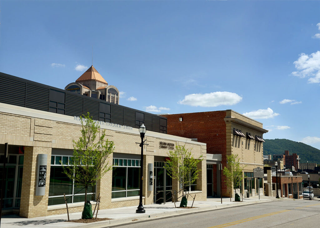 Outside of the Claude Moore Complex