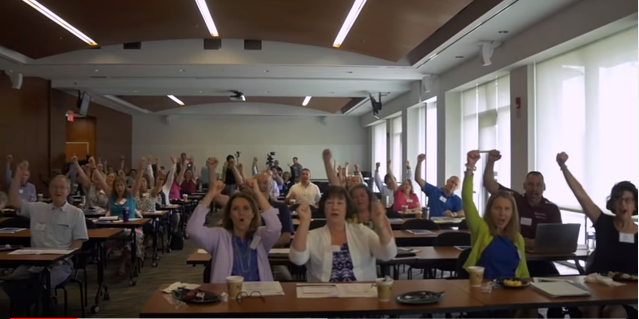 participants at the Instructional Technology Mini Conference