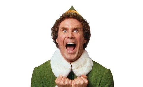 Buddy the Elf, excited