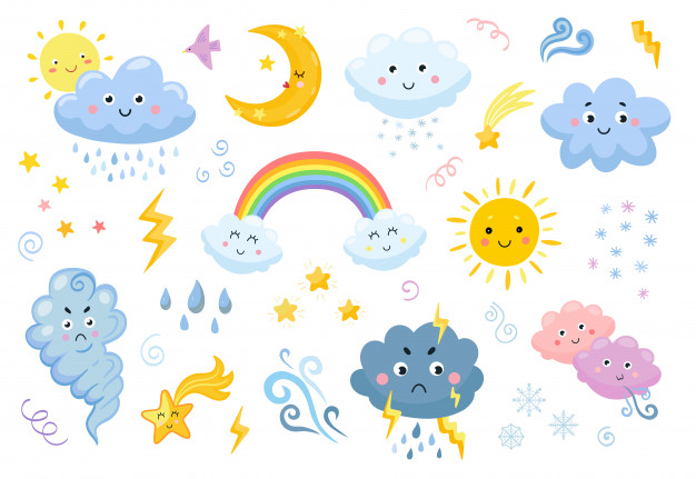 weather emoticons