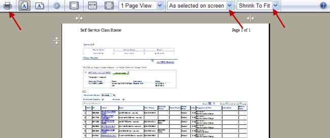 print class roster