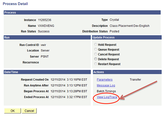 Dev Eng Log/Trace link