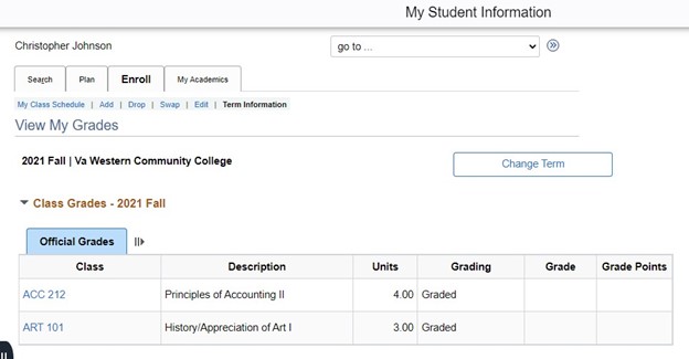 Your Grades