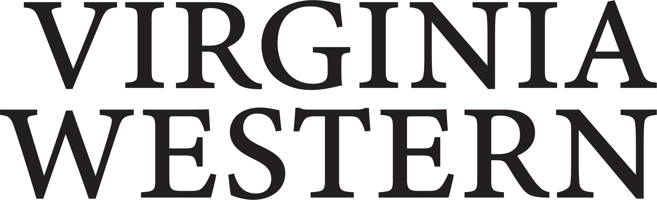 Virginia Western Logo Black