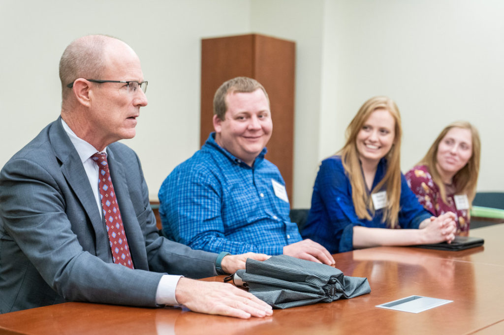 Scholarship students on Fralin Biomedical Research Tour