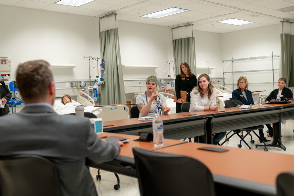Dr. David Doré learned about the Nursing Program from students.