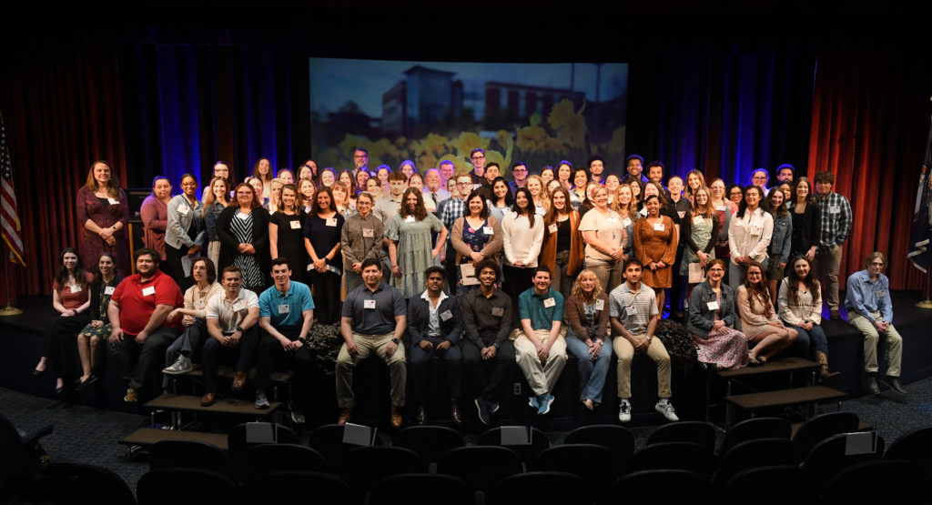 Fall 2022 and spring 2023 scholarship recipients were honored Thursday, April 27, 2023, at the Annual Scholarship and Awards Ceremony at Virginia Western.