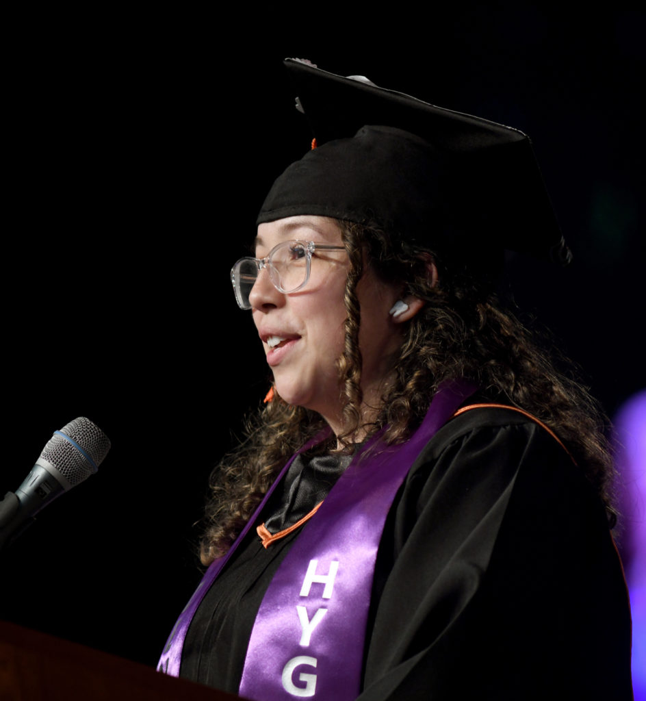 Ashley Rodriguez-Zacarias was the Student Commencement Speaker.