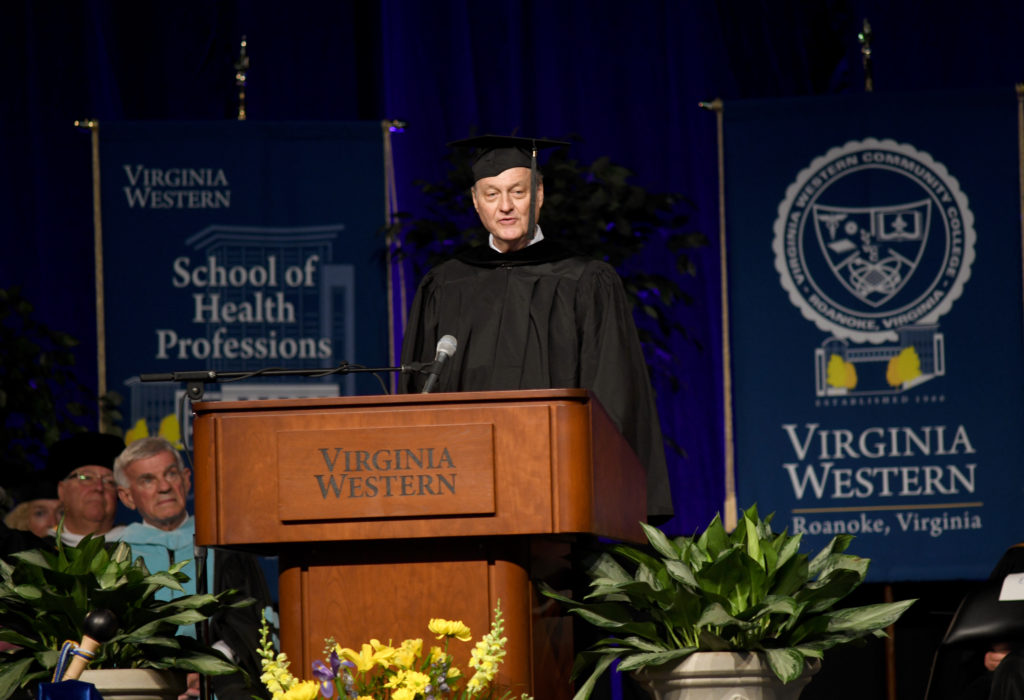 Russell Ellis, a technology entrepreneur and Virginia Western alumnus, was the keynote speaker.