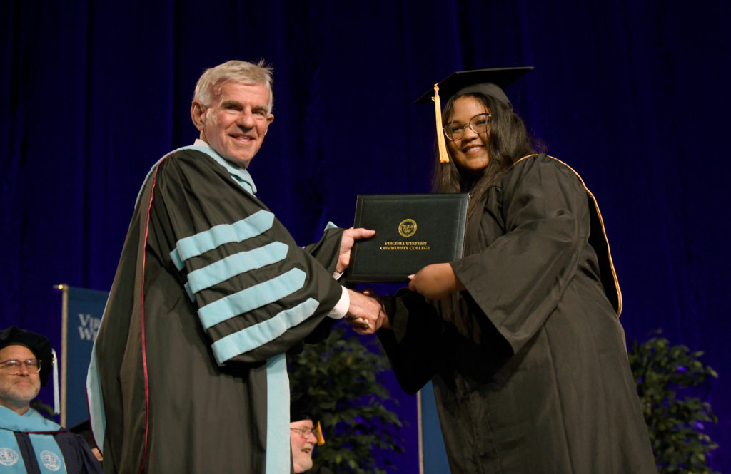 Virginia Western students celebrate Commencement on May 12.