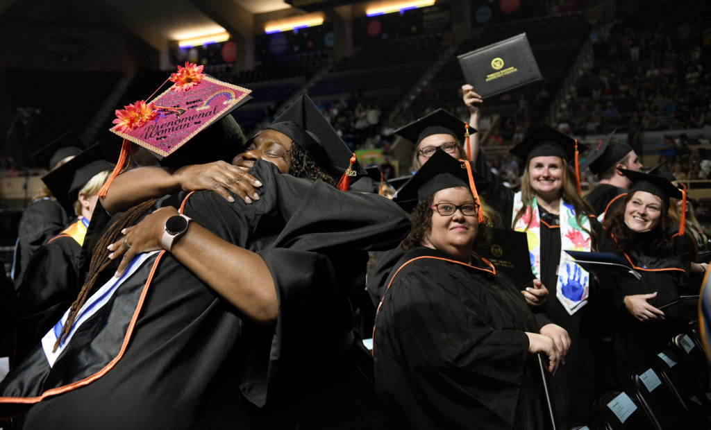 Virginia Western students celebrate Commencement on May 12.