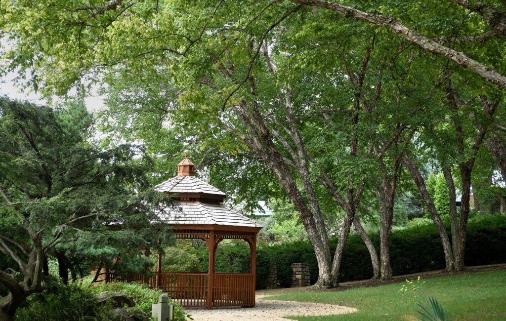 The Community Arboretum is a 2-acre educational garden on the Virginia Western Community College.