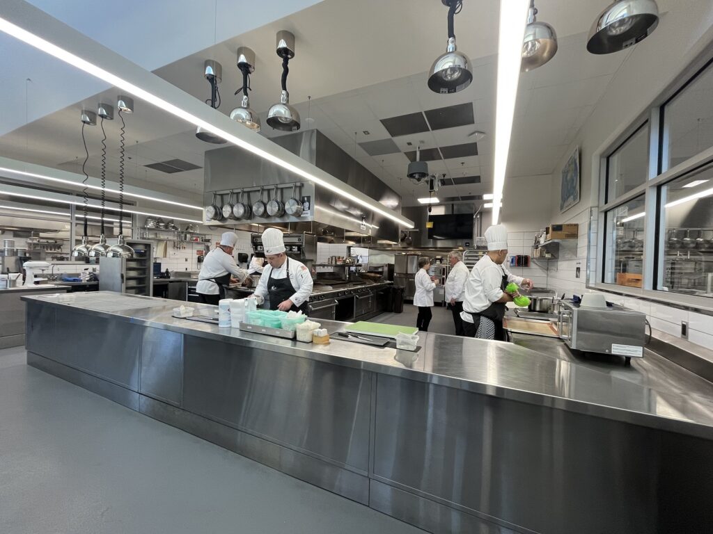 Culinary Team USA works in the Euro Kitchen at Virginia Western Community College on Monday, Nov. 6.