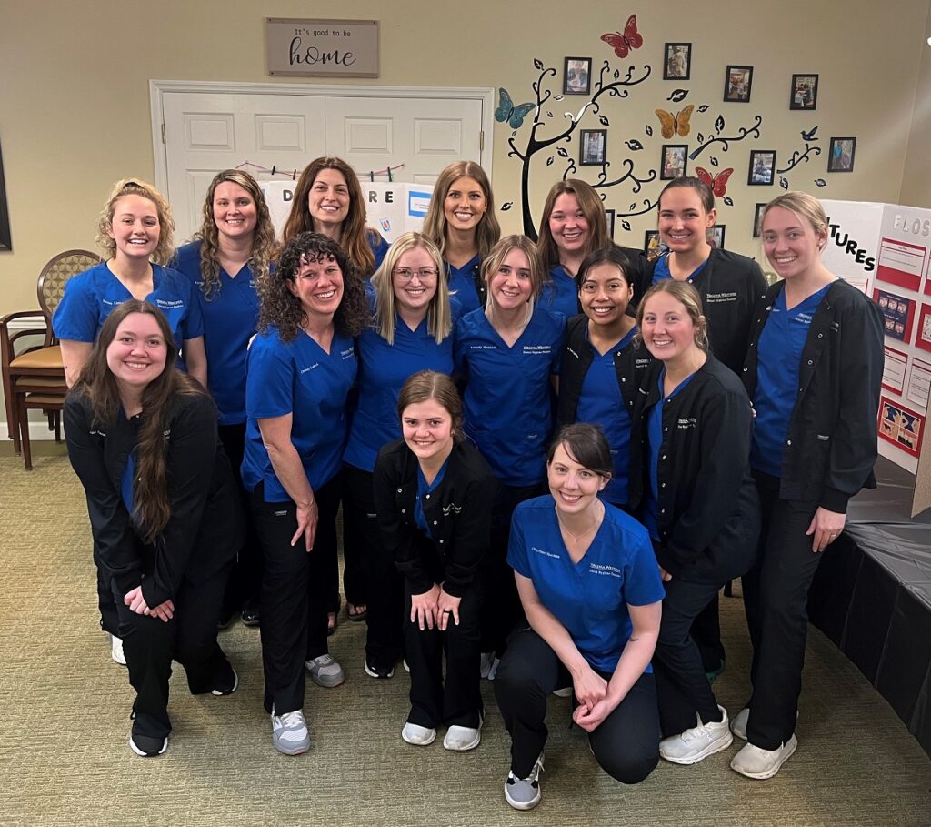 Class of 2024 Dental Hygiene Program graduates from Virginia Western Community College.