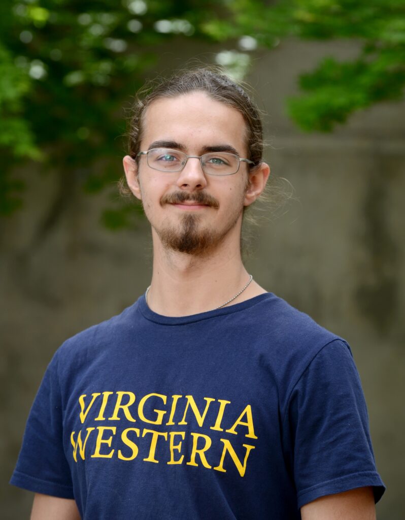Franklin County second-year student Benjamin Piotrowski is one of 484 students attending Virginia Western tuition-free this fall because of the Community College Access Program (CCAP).