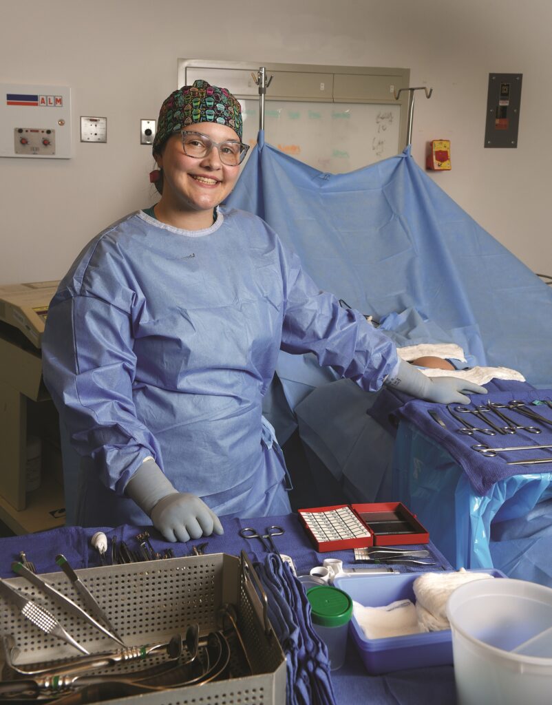 Commencement speaker Onaca Umak graduated in May 2025 from Virginia Western's Surgical Technology Program.