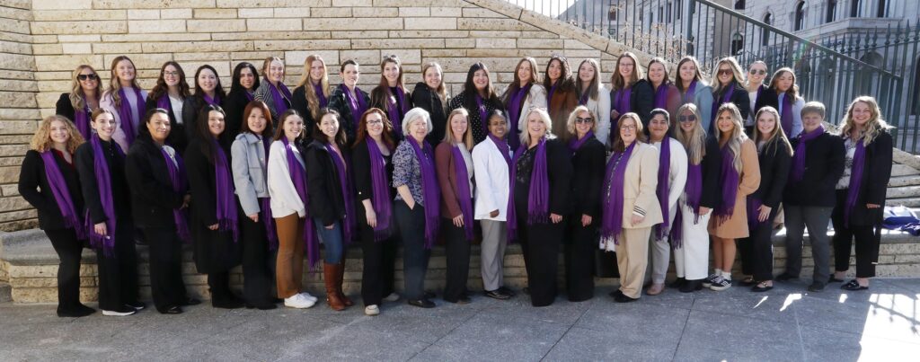 Dental Hygiene students and faculty from Laurel Ridge Community College and Virginia Western Community College. Photo by Joe Mahoney.