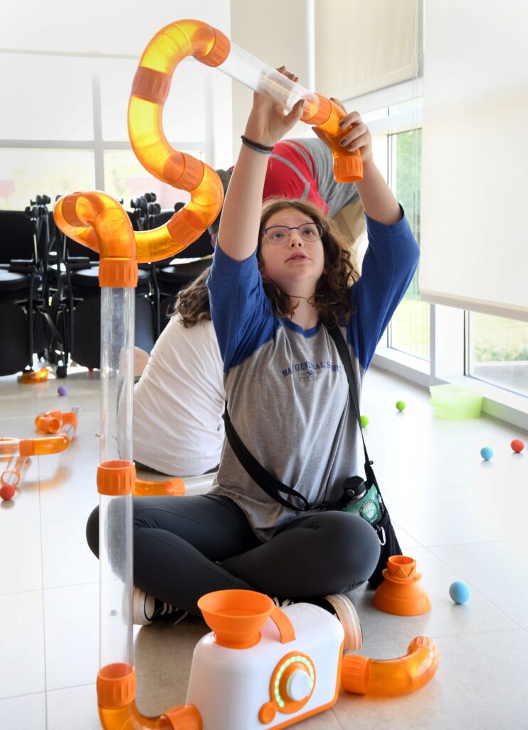 Kids Square provides Roanoke youth a space to build and experiment with structural engineering methods.