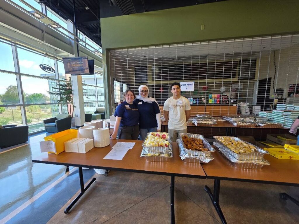 Marco's Pizza and Bojangles provided food for the event.