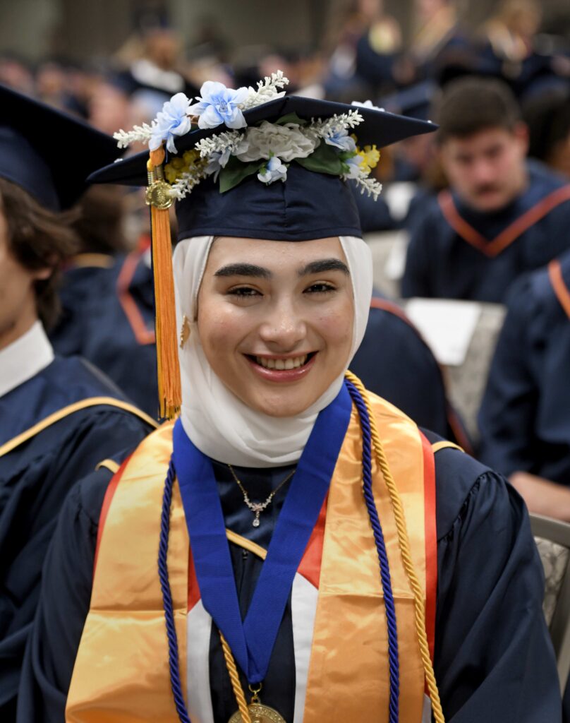 Hagar Atef Youssef was Student Welcome Speaker.