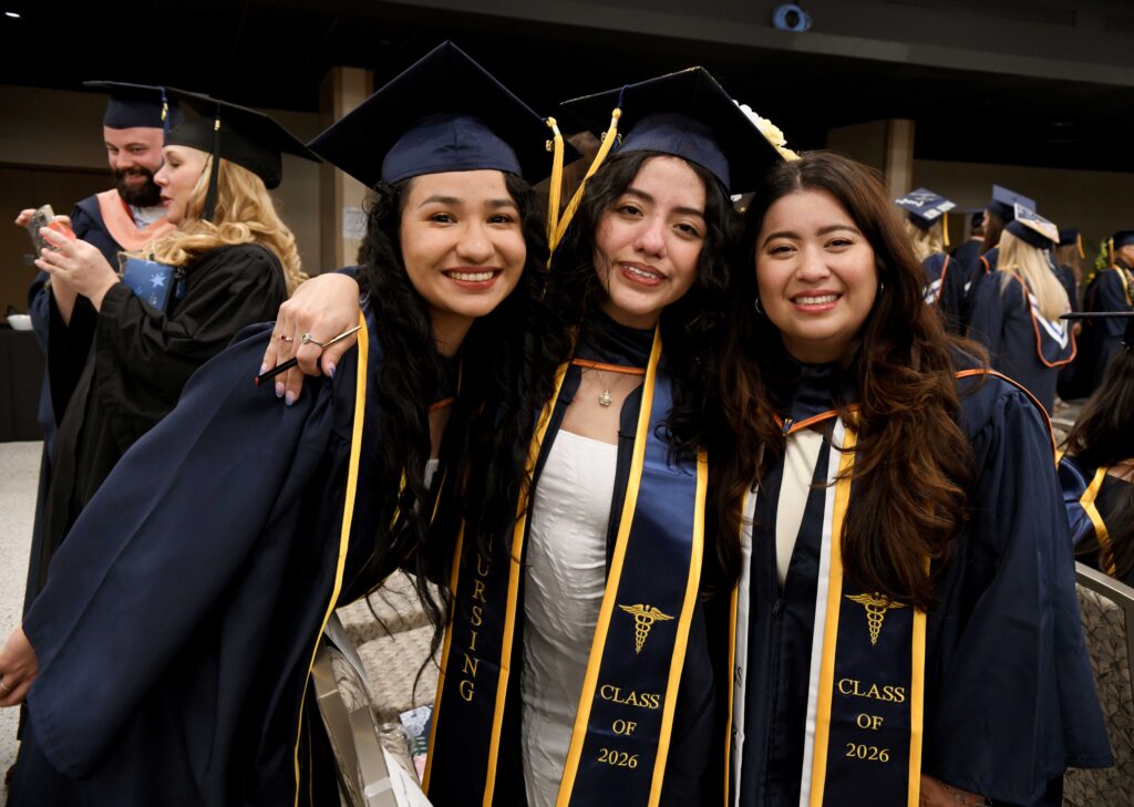 Graduates at Virginia Western's Commencement.
