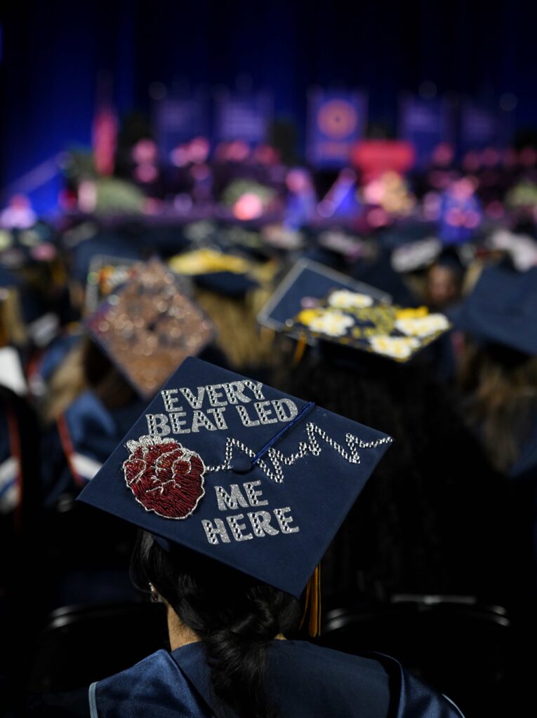 Graduates at Virginia Western's Commencement.