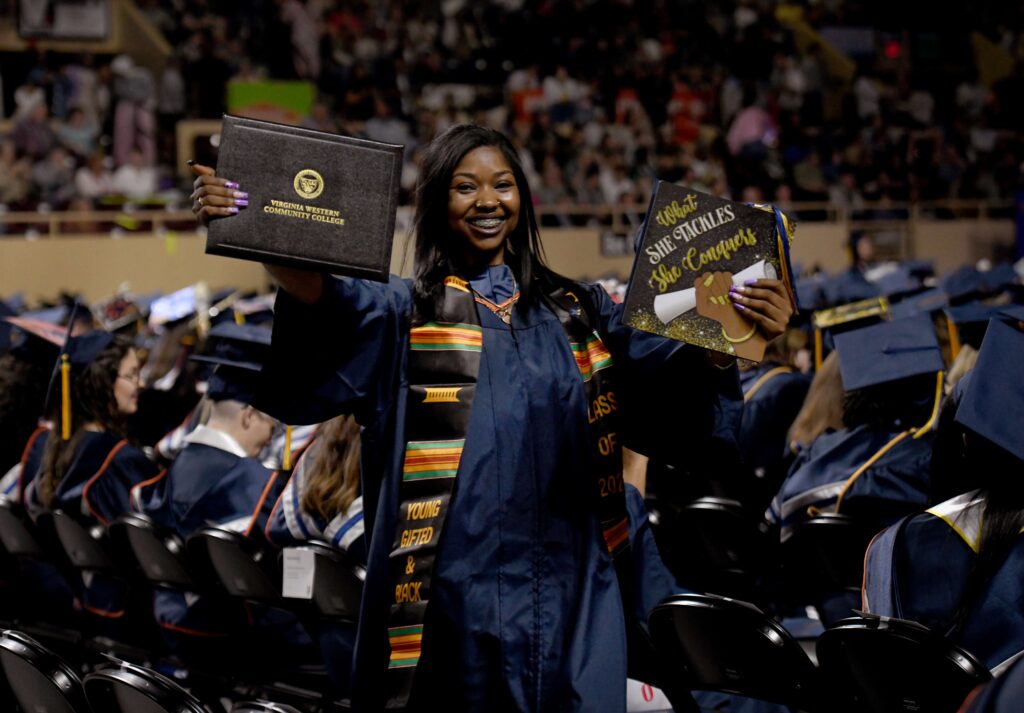 Virginia Western Community College celebrated its 60th Commencement on Friday, May 15, with more than 400 graduates honored. Photos by Natalee Waters.