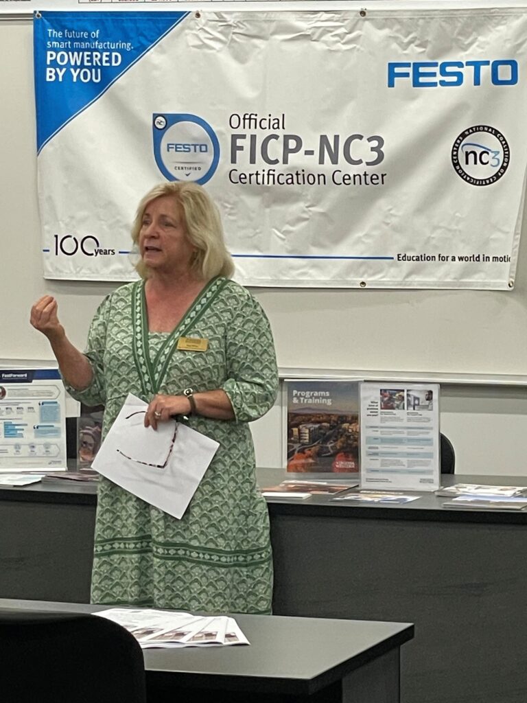Amy White, Dean of STEM and Workforce Solutions at Virginia Western, discusses the NC3 Leadership School designation.