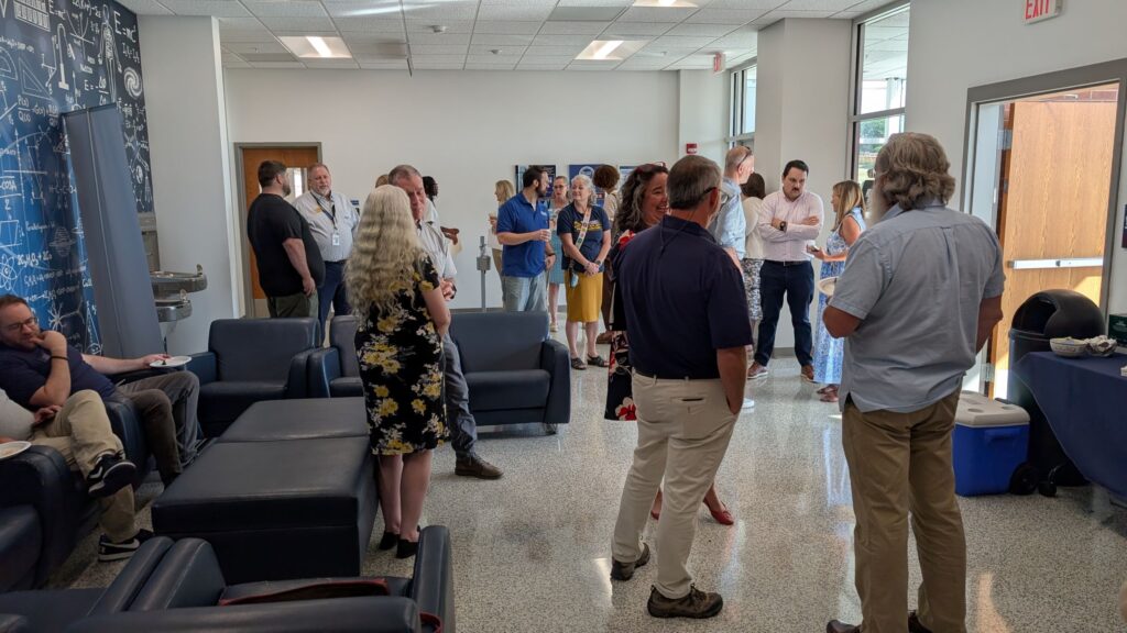 Virginia Western's Workforce Solutions division hosted an event Thursday, July 2, in the STEM Building to announce the NC3 Leadership School designation.