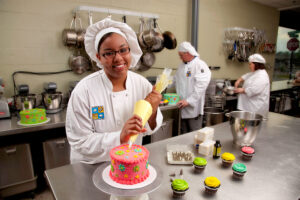 ShaWanda in the Culinary/Baking Program