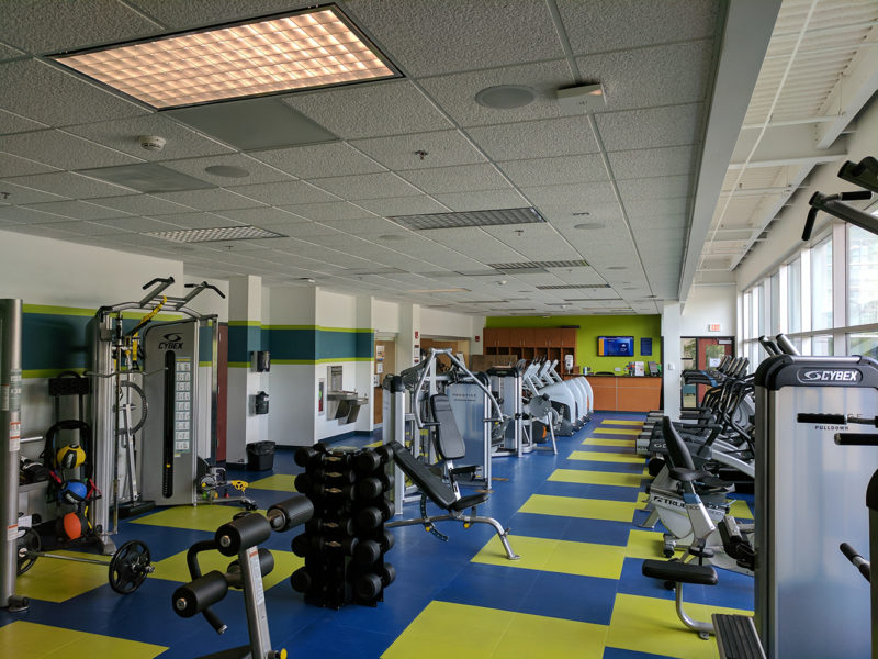 exercise equipment room
