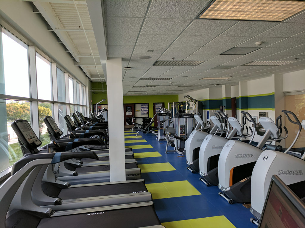 exercise equipment room