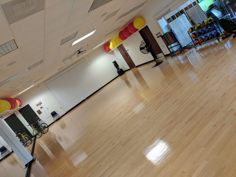 group fitness room
