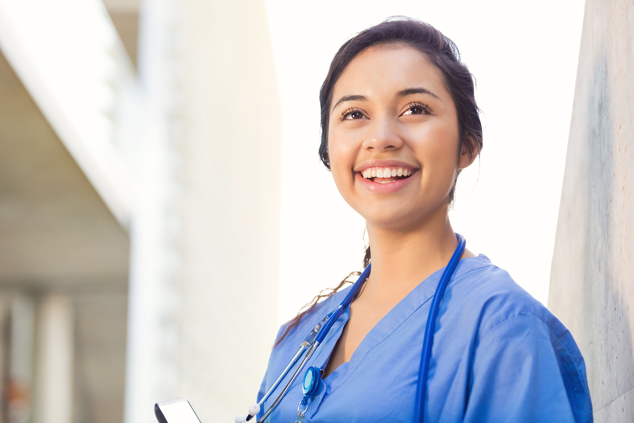 Young Latin American Female Healthcare Worker