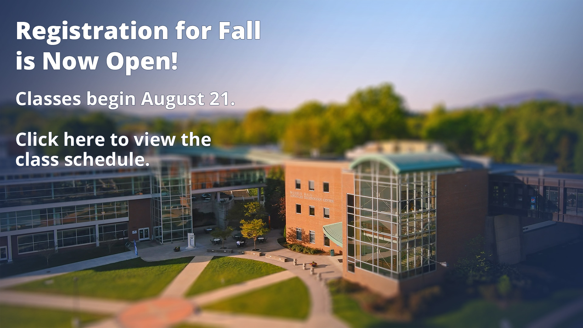 Fall 2023 Registration is Open