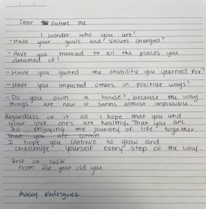 Ashley's letter