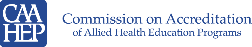 Logo for Commission on Accreditation of Allied Health Education Programs