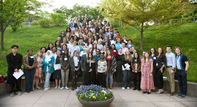 Scholarship winners from April 2024 Awards Ceremony