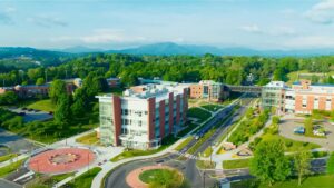Drone image of Virginia Western