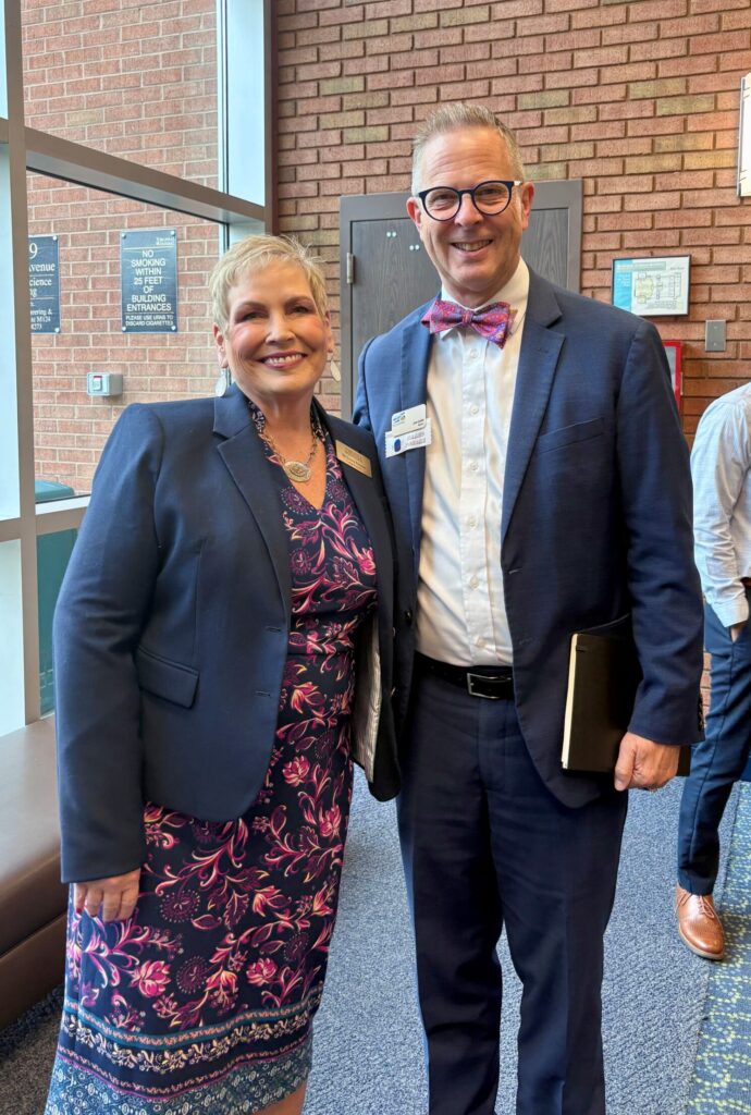 Dr. Treanor and Mayor Joe Cobb