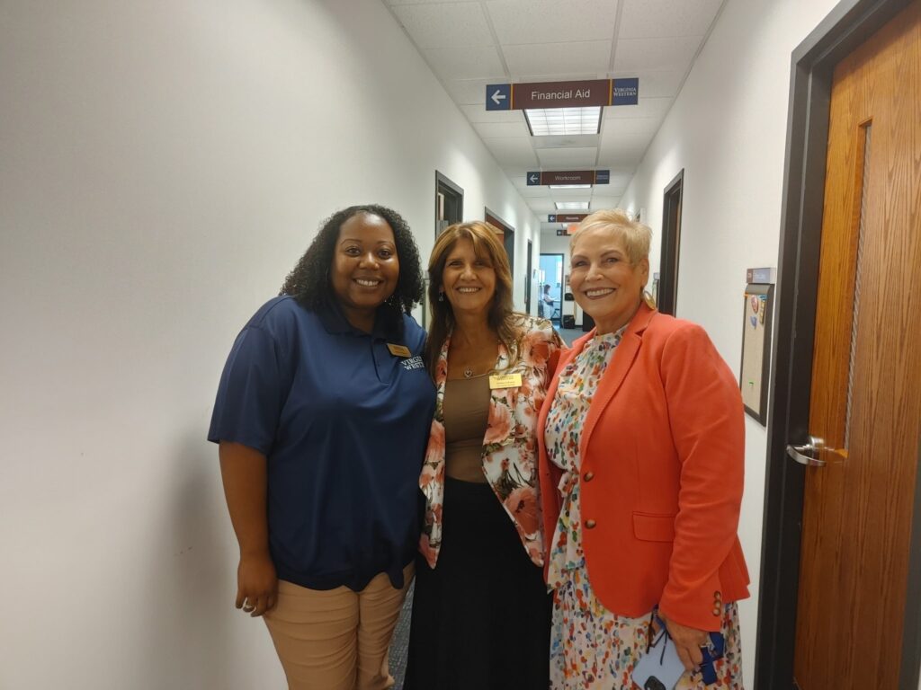 Sharnice Mayo, Debbie LaRocca, and Dr. Treanor