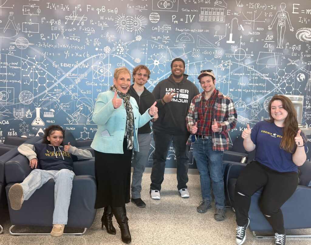 Dr. Treanor with students