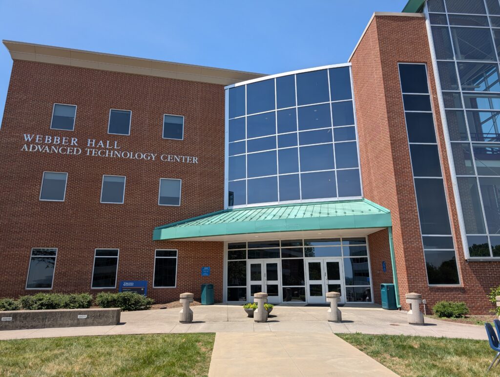 Webber Hall Entrance from Courtyard